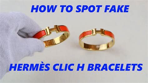 hermes clic h bracelet fake vs real|bracelet hermes clic h femme.